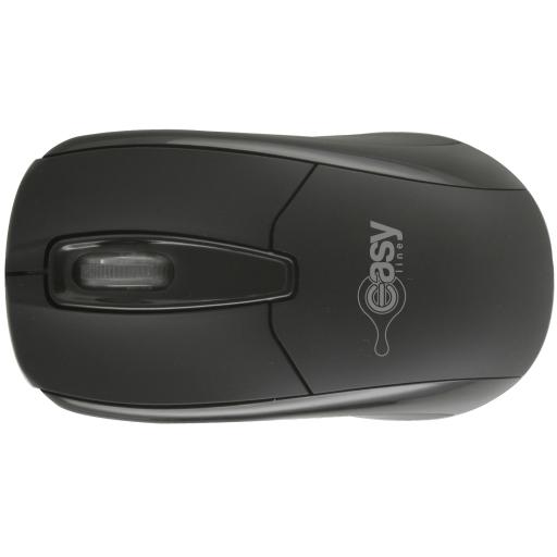 [PERFECTCHOICE_EL-993377] Perfect Choice Mouse Easy Line Óptico Alámbrico USB 1000dpi Color Negro
