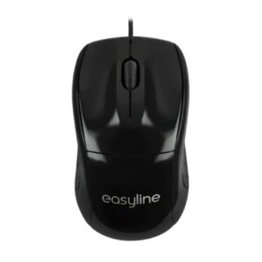 [PERFECTCHOICE_EL-993339] Perfect Choice Mouse Easy Line Óptico Alámbrico USB 1200dpi Color Negro