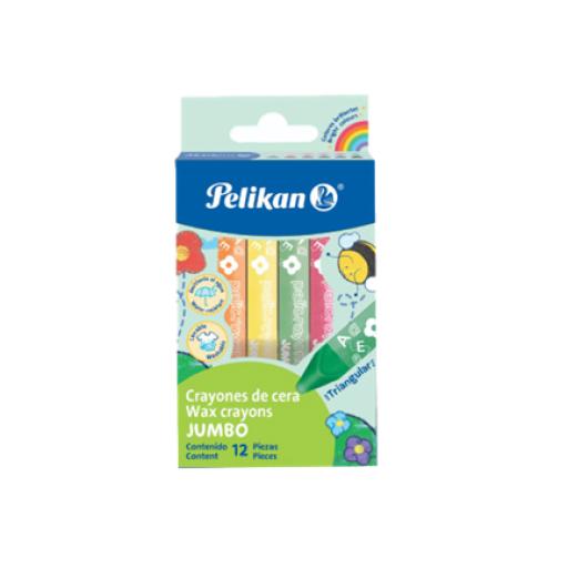 [PELIKAN_50601220] Pelikan CRAYON PELIKAN TRIANGULAR JUMBO C/12