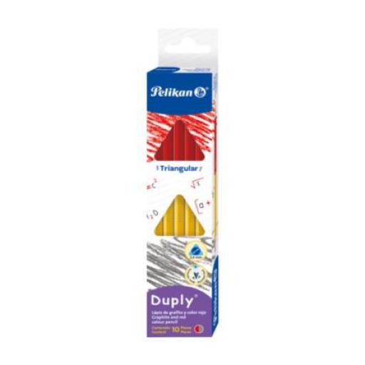 [PELIKAN_30330206] Pelikan LAPIZ PELIKAN TRIANGULAR DUPLY C/10