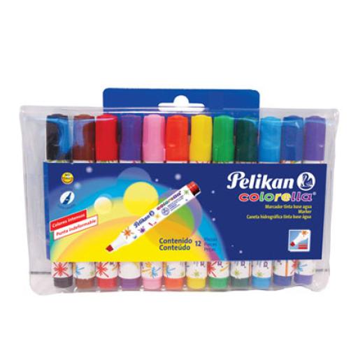 [PELIKAN_30111842] Pelikan MARCADOR PELIKAN COLORELLA C/12 COLORES