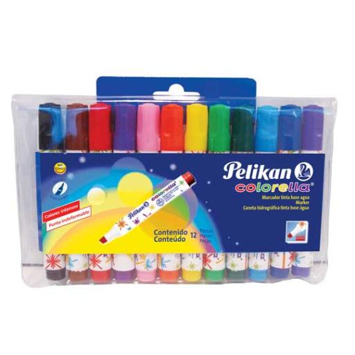 [PELIKAN_30111842] Pelikan MARCADOR PELIKAN COLORELLA C/12 COLORES