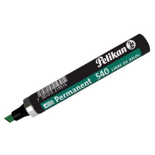 [PELIKAN_30260007] Pelikan Marcador Pelikan Permanente 540 Color Verde C/10 Pzas