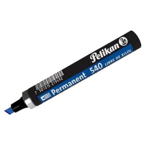 [PELIKAN_30260009] Pelikan Marcador Pelikan Permanente 540 Color Azul C/10 Pzas