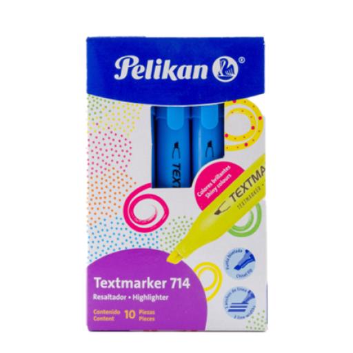 [PELIKAN_30165008] Pelikan MARCATEXTOS PELIKAN 714 AZUL C/10