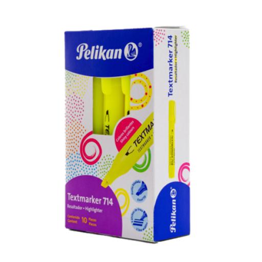 [PELIKAN_30165005] Pelikan MARCATEXTOS PELIKAN 714 AMARILLO C/10