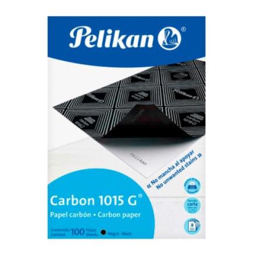 [PELIKAN_10150217] Pelikan Papel Carbon Pelikan 1015 Negro Carta C/100 Hojas