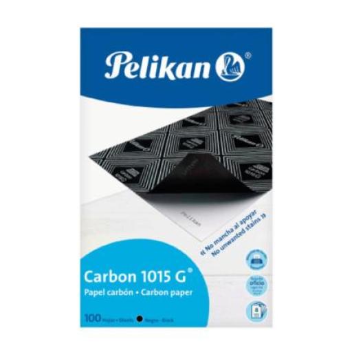 [PELIKAN_10150117] Pelikan Papel Carbon Pelikan 1015 G Oficio Negro C/100 Hojas