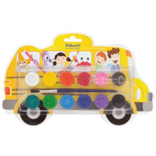 [PELIKAN_7501208] Pelikan PINTURAS ACUARELA PELIKAN ESCOLAR 12 COLORES