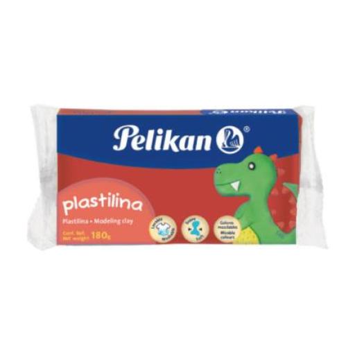 [PELIKAN_6700113] Pelikan PLASTILINA MARKETA PELIKAN ROJA 180 GRS