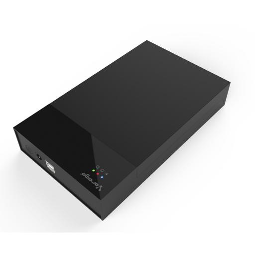 [VORAGO_HDD-300] Vorago Enclosure Gabinete Vorago HDD-300 para SSD/HDD 2.5"/3.5" SATA USB 2.0