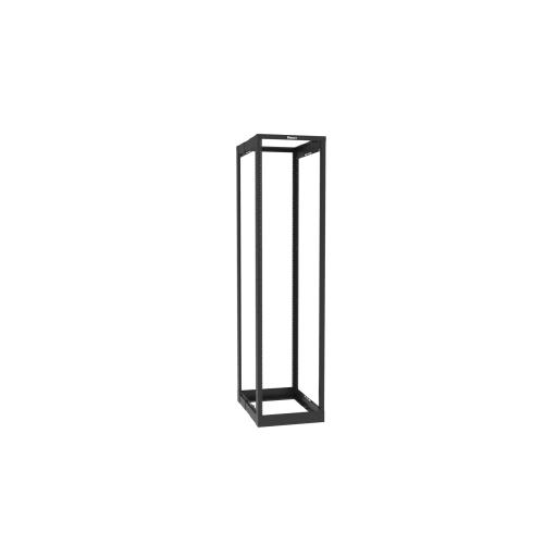 [PANDUIT_AR4P] Panduit Rack de Cuatro Postes Estándar de 19", Rieles Roscados #12-24, Profundidad Ajustable de 23 a 42 in, 45 Unidades de Rack, Color Negro