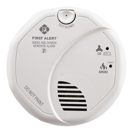 [FIRSTALERT_SC7010B] First Alert Detector Combo de Humo/CO, 120 Vca, No Requiere Panel, Con Batería de Respaldo, Sensor Inteligente de Falsas Alarmas 
