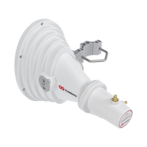 [RFELEMENTS_STH-A45-USMA] RF Elements Antena Sectorial Asimétrica Starter Horn de 45º, 5150 - 5950 MHz, ganancia de 17 dBi, conexión directa con radios IS-5AC, PS-5AC y IS-M5, conexión RP-SMA 