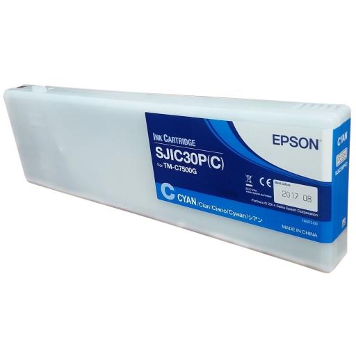 [EPSON_C33S020636] Epson Tinta Epson SJIC30P para TM-C7500G Color Cian