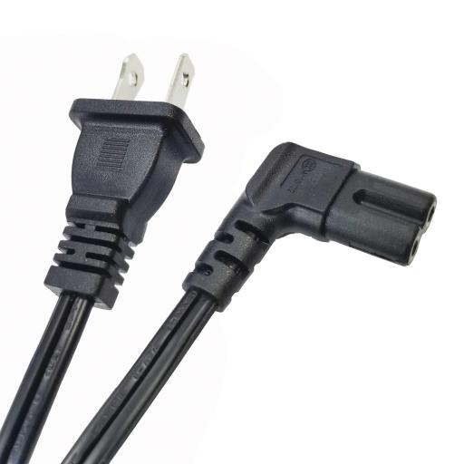[EPCOM_ACCORDL-1M] Epcom Cable de Alimentación Eléctrica para 120-240 Vca / 1 Metro / 2 Clavijas tipo Americano / Conector en Forma tipo L