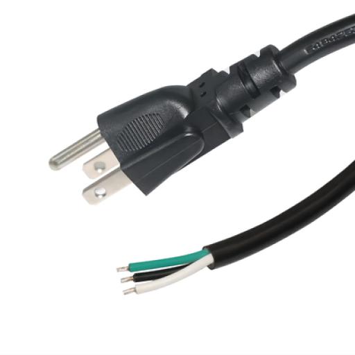 [EPCOM_ACCORDP1.8M] Epcom Cable de Alimentación Eléctrica para 120-240 Vca / 1. 8 metros / 3 Fases / Cables Libres