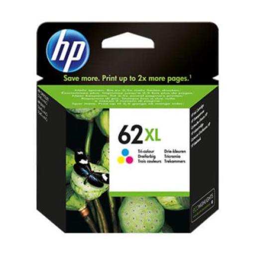 [HP_C2P07AL] Cartucho HP 62XL Tricolor Original, 415 Páginas