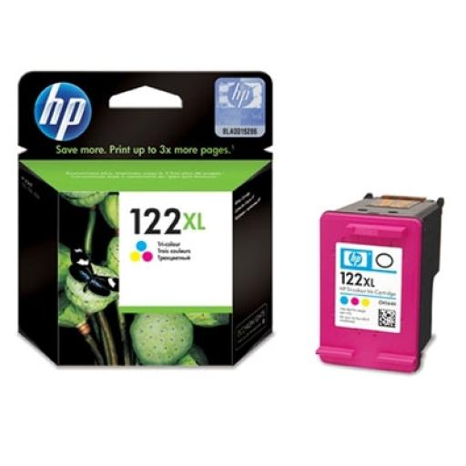 [HP_CH564HL] Cartucho HP 122XL Tricolor Original, 330 Páginas