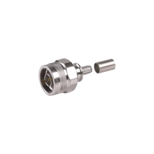 [TIMESMICROWAVESYSTEMS_EZ-240-NM-HX] Times Microwave Systems Conector N Macho Plegable con Pin Cautivo para cables RG8X, LMR240, 9258.