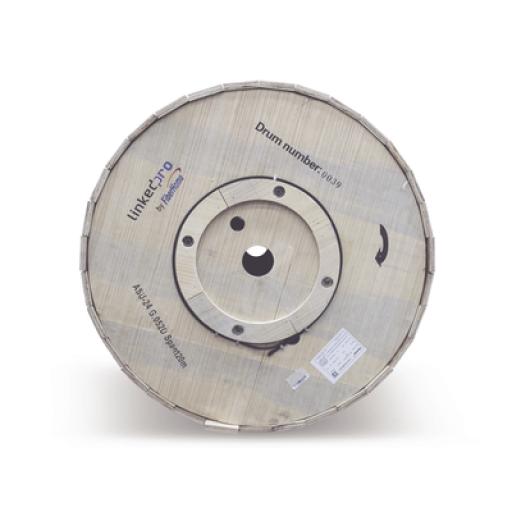 [FIBERHOME_MINI-ADSS-24C-S120/4KM] FiberHome Carrete de 4 km de Fibra Óptica Aérea Mini ADSS (ASU) G.652D, Monomodo de 24 Hilos, Exterior, Span 120, Loose Tube