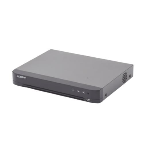 [EPCOMPROFESSIONAL_EV-4008TURBO-D] EPCOM PROFESSIONAL DVR 8 Canales TurboHD + 4 Canales IP/ 5 Megapixel- 3K Lite/ Acusense/ Audio por Coaxitron/ 1 Bahía de Disco Duro / Audio por Coaxitron / Evita Falsas Alarmas / Salida de Video en Full HD