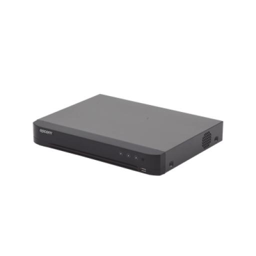 [EPCOMPROFESSIONAL_EV-4004TURBO-D] EPCOM PROFESSIONAL DVR 4 Canales TurboHD + 2 Canales IP/ 5 Megapixel Lite- 3K Lite/ Acusense (Evista falsas alarmas)/ Audio por Coaxitron/ Bahía de Disco Duro/ Salida de Video en Full HD 