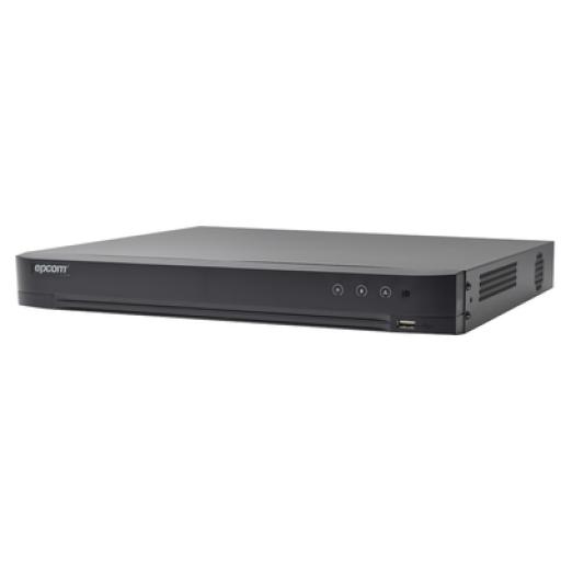 [EPCOMPROFESSIONAL_EV-4016TURBO-D(C)] EPCOM PROFESSIONAL DVR 16 Canales TurboHD + 8 Canales IP / 5 Megapixel Lite - 3K Lite / Acusense (Evita Falsas Alarmas) / Audio por Coaxitron / 1 Bahía de Disco Duro / H.265+ / Salida de Video en Full HD