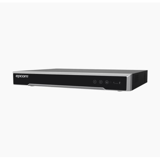 [EPCOMPROFESSIONAL_EV-8008TURBO-D(C)] EPCOM PROFESSIONAL DVR 8 Canales TurboHD + 8 Canales IP / 8 Megapixel (4K) / Acusense (Evita Falsas Alarmas) / Audio por Coaxitron / 8 Entradas de Alarma / 4 Salida de Alarma / H.265+
