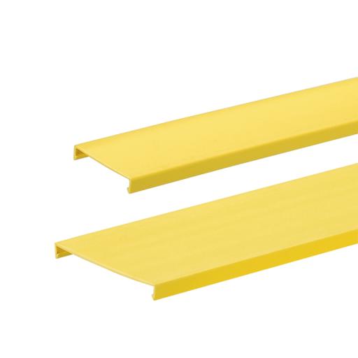 [PANDUIT_C4YL6] Panduit Tapa para Canaleta Ranurada, de 4 in de Ancho, 1828.8 mm de Largo, Color Amarillo