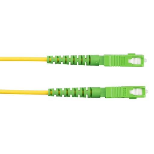 [PANDUIT_F913RANANSNM001] Panduit Jumper de Fibra Optica Monomodo 9/125 OS2, SC/APC-SC/APC Simplex, OFNR (Riser), Color Amarillo, 1 Metro