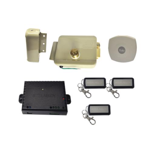 [ASSAABLOY_89373] Assa Abloy Kit Cerradura Eléctrica 321DC  Derecha y Hub para Apertura a través de SmartPhone , compatible con Yale  CONNECT