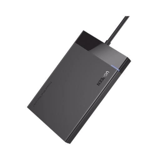 [UGREEN_30847] Ugreen Carcasa de Disco Duro 2.5'' (Enclosure) / Velocidad SATA 3.0 de hasta 6 Gbps / Compatible con SATA 2.0/1.0 / Velocidad USB 3.0 de hasta 5 Gbps / Compatible con USB 2.0 y 1.1 / SATA I II III, HDD, SSD de hasta 10TB 