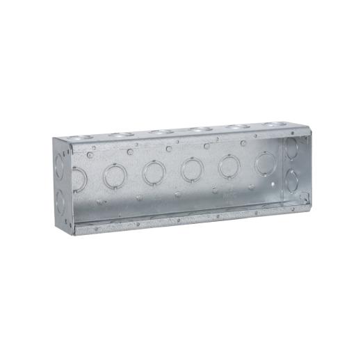 [RACO_HUB-960] Raco Caja de 6 Gang/Profundidad 2 1/2"/28 Entradas 1/2"-3/4".