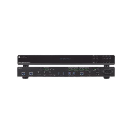 [ATLONA_AT-OME-PS62] ATLONA OMEGA Switch Matriz 6x2 de AV Multiformato con Entradas HDMI, HDBaseT, USB-C y Display Port / Salidas HDMI y HDBaseT / Conectividad avanzada para conferencias y colaboración en 4K en un solo dispositivo