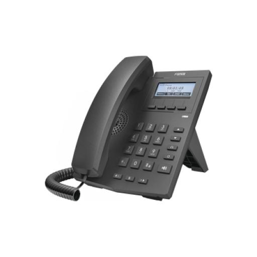 [FANVIL_X1P] Fanvil Teléfono IP empresarial para 2 lineas SIP con pantalla LCD 128 x 48 Px y conferencia de 3 vías, PoE