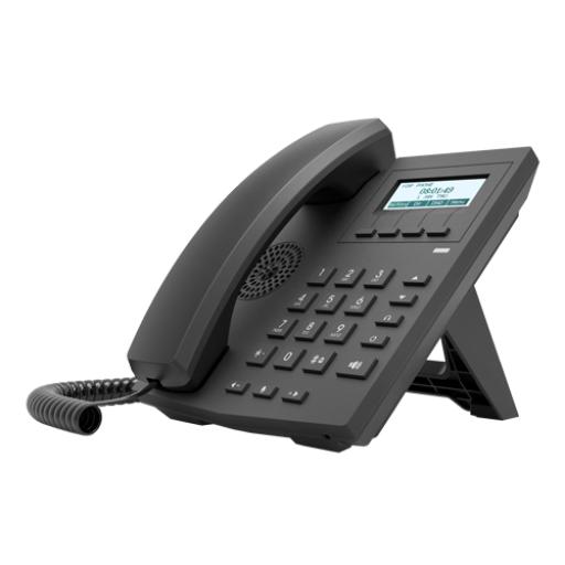 [FANVIL_X1P] Fanvil Teléfono IP empresarial para 2 lineas SIP con pantalla LCD 128 x 48 Px y conferencia de 3 vías, PoE