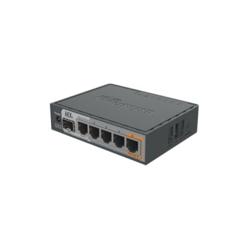 [MIKROTIK_RB760IGS] Mikrotik (hEX S) Router Dual Core, 5 puertos Gigabit, 1 Puerto SFP, PoE in, PoE Out