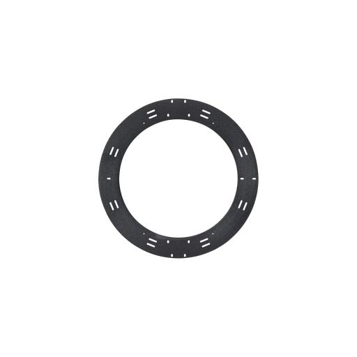 [PANDUIT_WMFS24] Panduit Raqueta de Almacenamiento y Gestión de Holgura Para Cables, de 24 in de Diámetro, Instalación en Pared o en Rack, Incluye 8 Cintas de Contacto de 12 in, Color Negro  