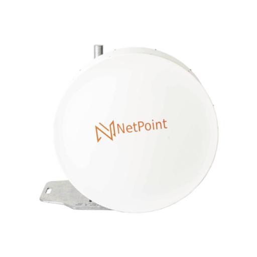 [NETPOINT_NP11] NetPoint Antena Blindada de alta gama / 3 ft / 10-11 GHz / Ganancia 38 dBi / Conector de guía de onda para radios B11 / Montaje con alineación milimétrica / Tornillería de acero inoxidable 