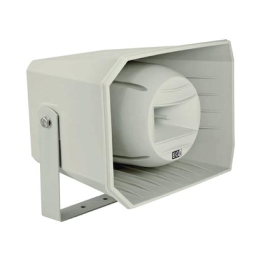 [EGIAUDIOSOLUTIONS_1601] EGI AUDIO SOLUTIONS Bocina HiFi PoE Ethernet IP, de 2 vias 30W, grado de protección IP66 Gris Claro