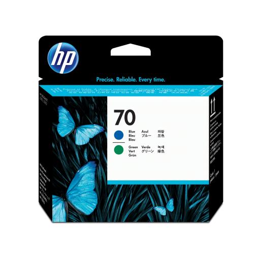 [HP_C9408A] Cabezal HP 70 Azul/Verde