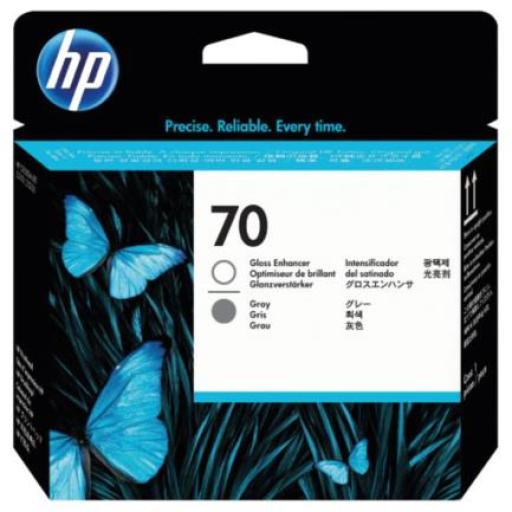 [HP_C9410A] Cabezal HP 70 Gris y Resaltador Brillo