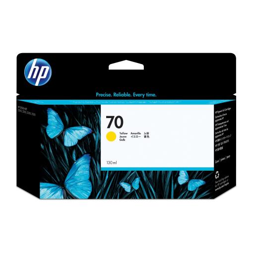 [HP_C9454A] HP TINTA HP LF 70 AMARILLO DESIGNJET Z2100 Z3100 130ML