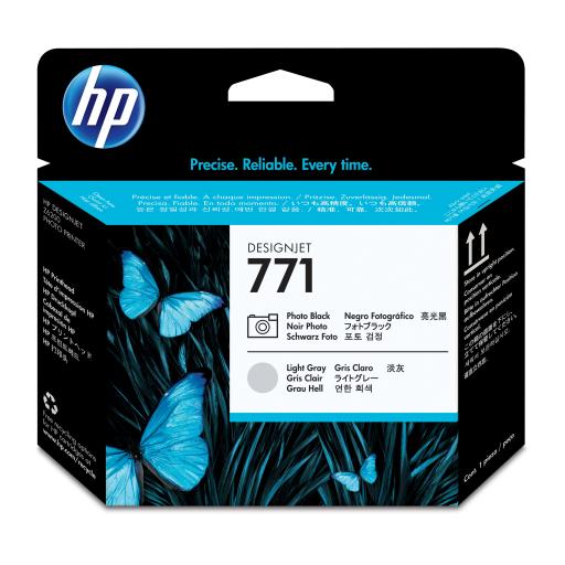 [HP_CE020A] HP CABEZAL HP LF 771 NEGRO PHOTO/GRIS CLARO Z6200 775ML