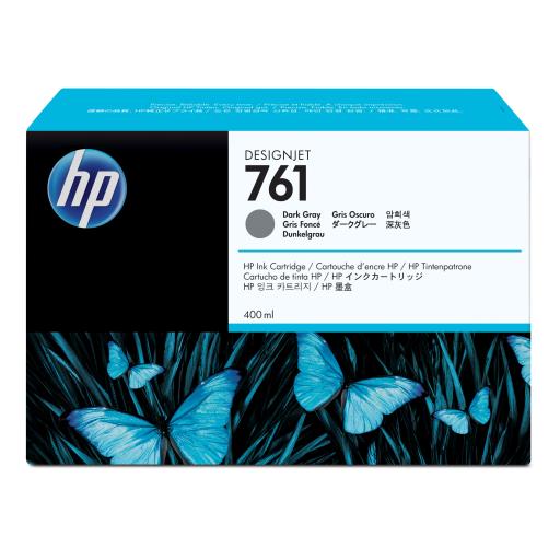 [HP_CM996A] HP TINTA HP LF 761 GRIS OSCURO T7100 DESIGNJET 400ML