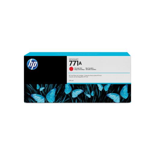 [HP_B6Y16A] Cartucho HP 771A Rojo Cromático 775ml