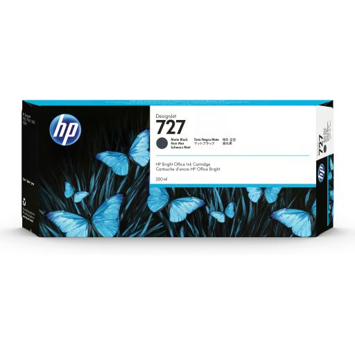 [HP_C1Q12A] HP TINTA HP LF NEGRO MATE DESIGNJET 727 300ML
