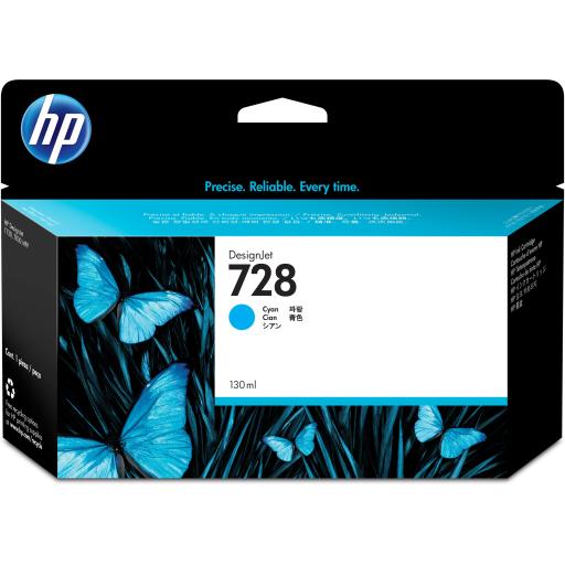 [HP_F9J67A] Cartucho HP 728 Cyan Original 130ml
