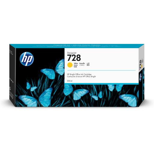[HP_F9K15A] HP TINTA HP LF 728 DESIGNJET AMARILLO 300ML